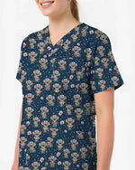 Cute Nurse Koala Medical Scrub Top - Scrubloop