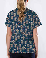 Cute Nurse Koala Medical Scrub Top - Scrubloop