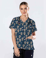 Cute Nurse Koala Medical Scrub Top - Scrubloop