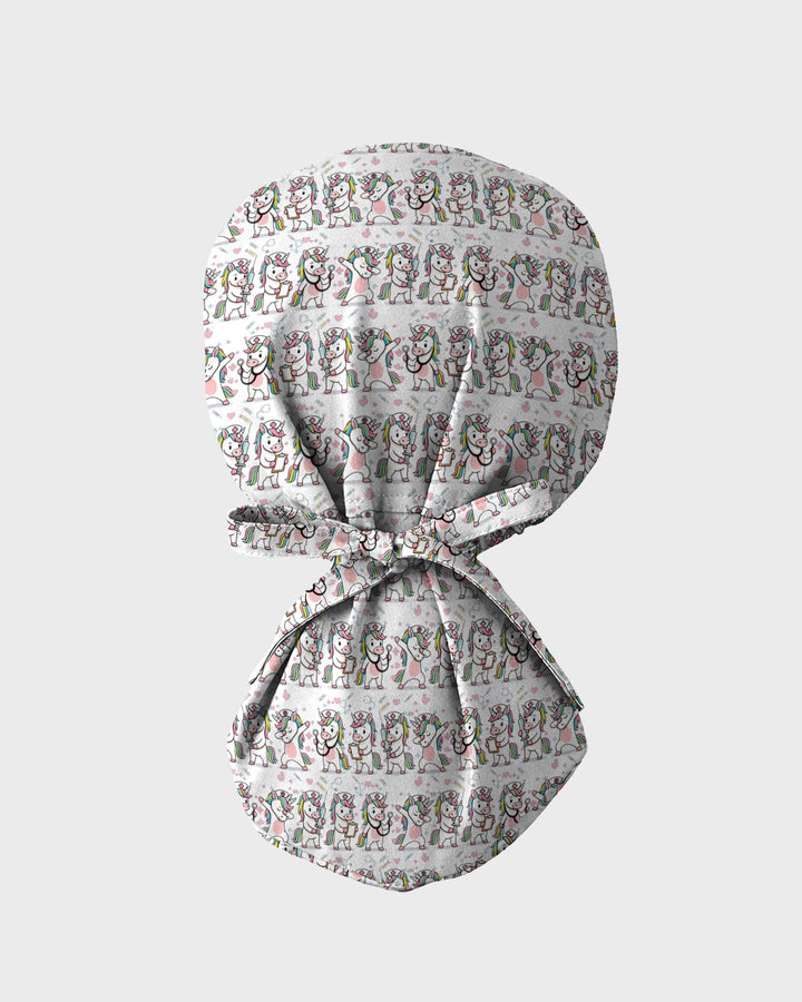 Cute Unicorn Magical Care Dream Charm Scrub Cap