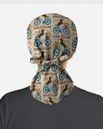 Dachshund Bicycle Pharmacy Pun Party Scrub Cap - Scrubloop