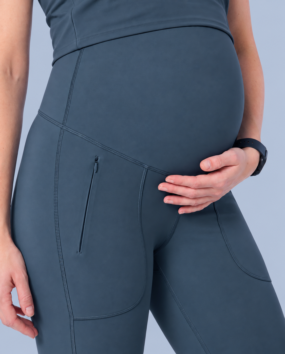 Maternity Scrub Legging Dark Harbor