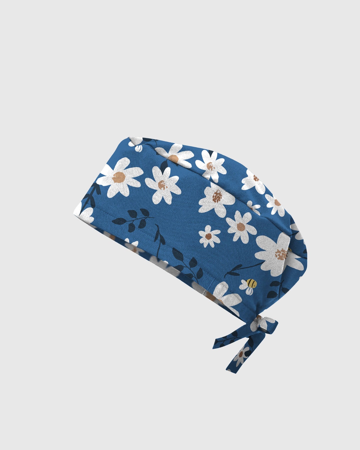 Dusky Daisy Vintage Floral Mood Scrub Cap - Scrubloop