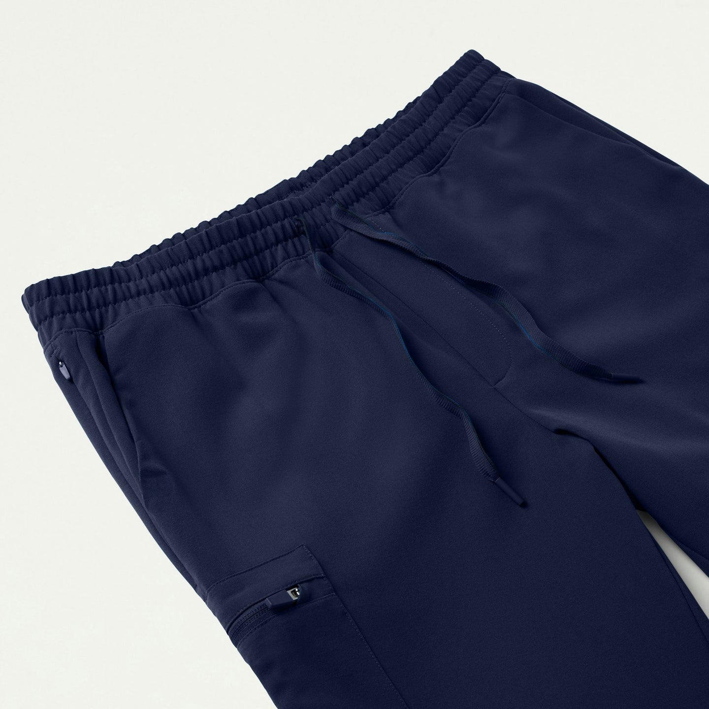 Men’s Classic Fit Utility Jogger Scrub Pants with 8 Pockets and Drawstring Waist