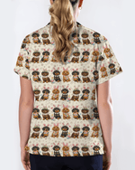 Easter Dachshund Bunny Ears Cute Nurse Scrub Top - Scrubloop
