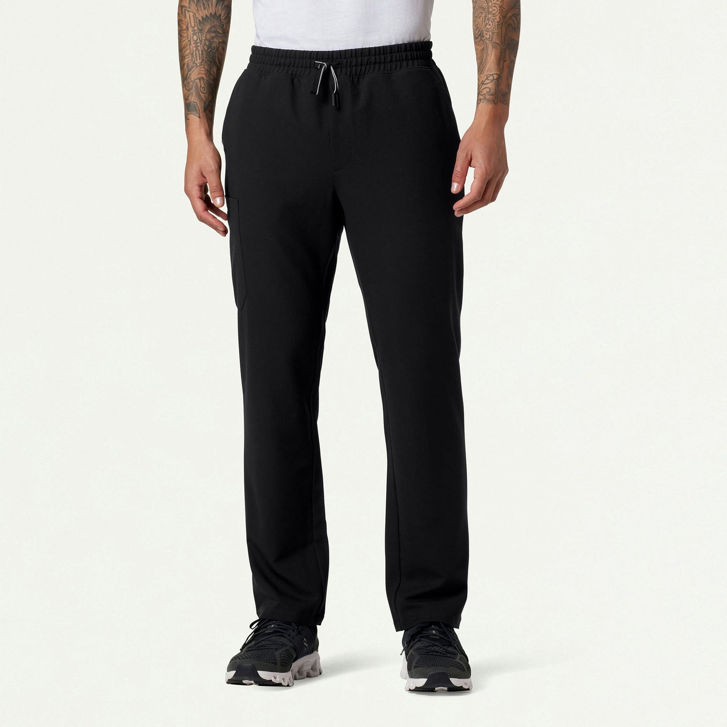 Men’s Straight-Leg Everyday Scrub Pants with 6 Functional Pockets