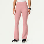 Women’s Ultra-Soft Yoga-Inspired Scrub Pants with Stretch Waistband and Tapered Leg