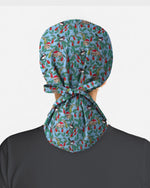 Festive Bushland Bloom Scrub Cap - Scrubloop