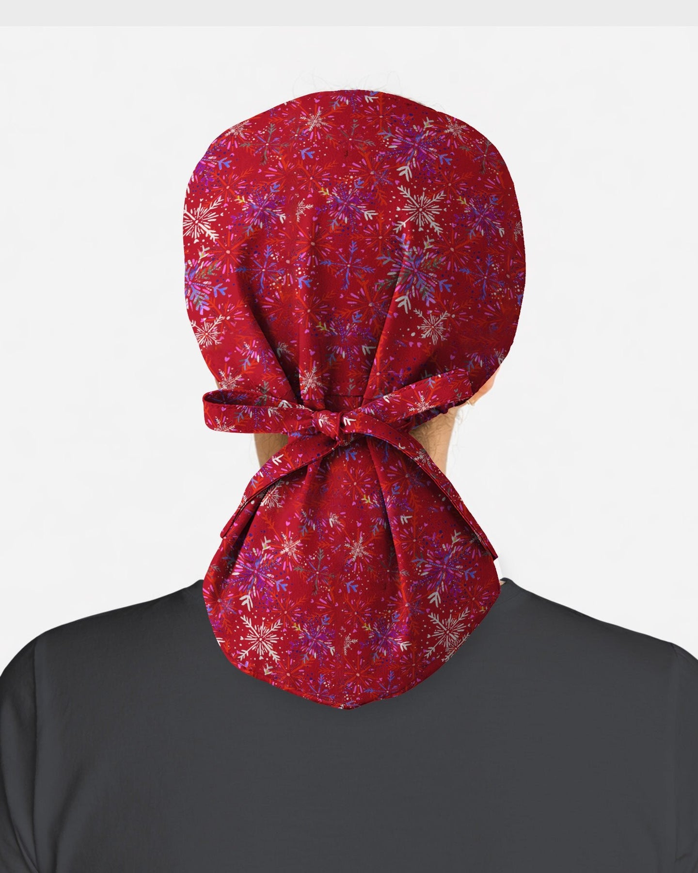 Festive Snowflakes Scrub Cap - Scrubloop