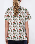 Funny Christmas Goose Holiday Nurse Scrub Top - Scrubloop