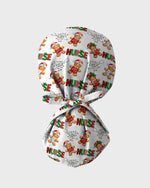 Funny Gingerbread Nurse Christmas Illustration Scrub Cap - Scrubloop