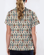 Funny Nutcracker Nurse Christmas Scrub Top - Scrubloop