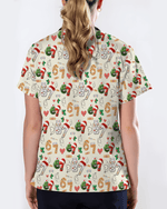Funny Six Seven Christmas Nurse Scrub Top - Scrubloop