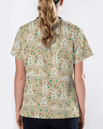 Funny Snowman Pain Scale Christmas Nursing Scrub Top - Scrubloop