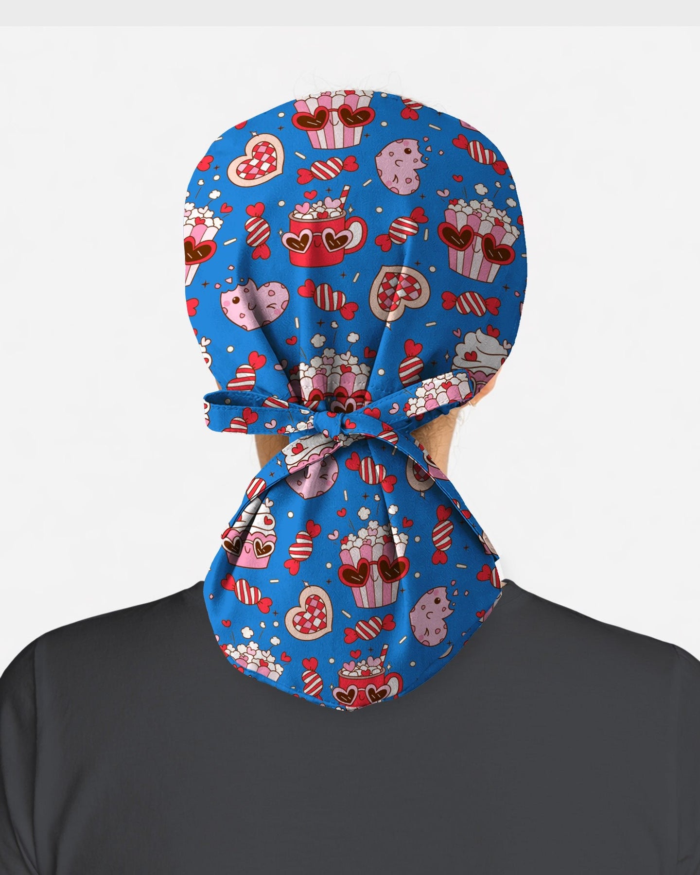 Groovy Snacks Funky Colorful Treat Parade Scrub Cap - Scrubloop