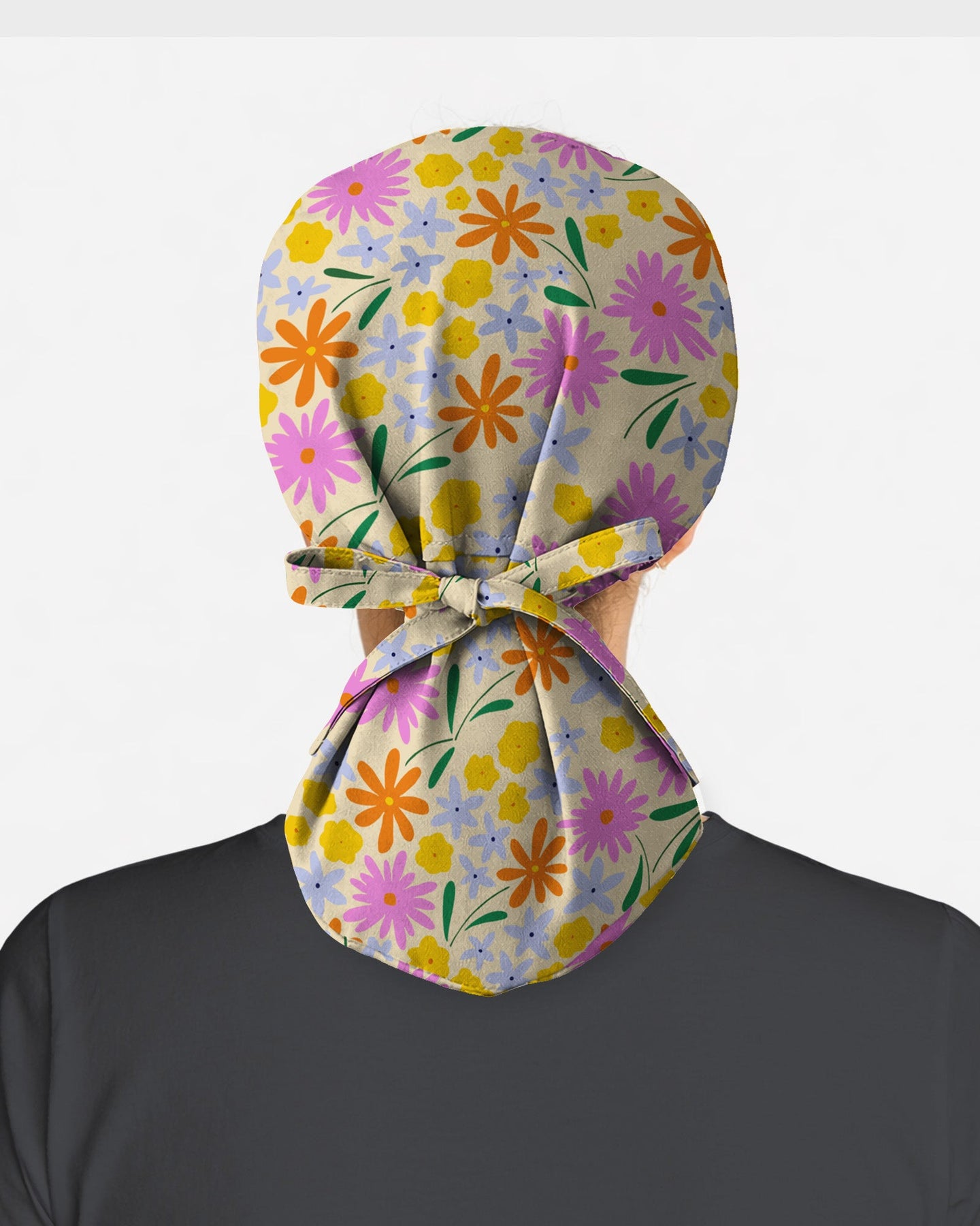 Happy Daisy Mix Scrub Cap - Scrubloop
