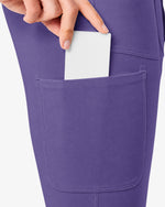 High-Rise Flare Scrub Legging Amethyst - Scrubloop