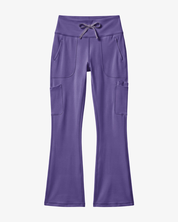 High-Rise Flare Scrub Legging Amethyst