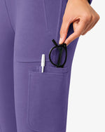 High-Rise Flare Scrub Legging Amethyst - Scrubloop
