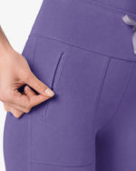 High-Rise Flare Scrub Legging Amethyst - Scrubloop