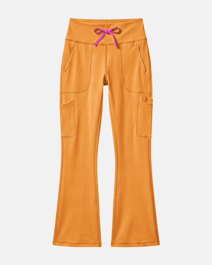 High-Rise Flare Scrub Legging Creamsicle