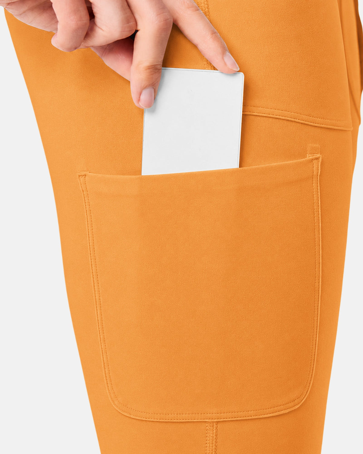 High-Rise Flare Scrub Legging Creamsicle - Scrubloop