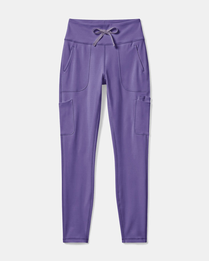 High-Rise Scrub Legging Amethyst