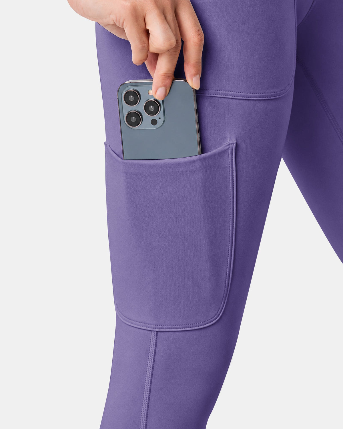 High-Rise Scrub Legging Amethyst - Scrubloop