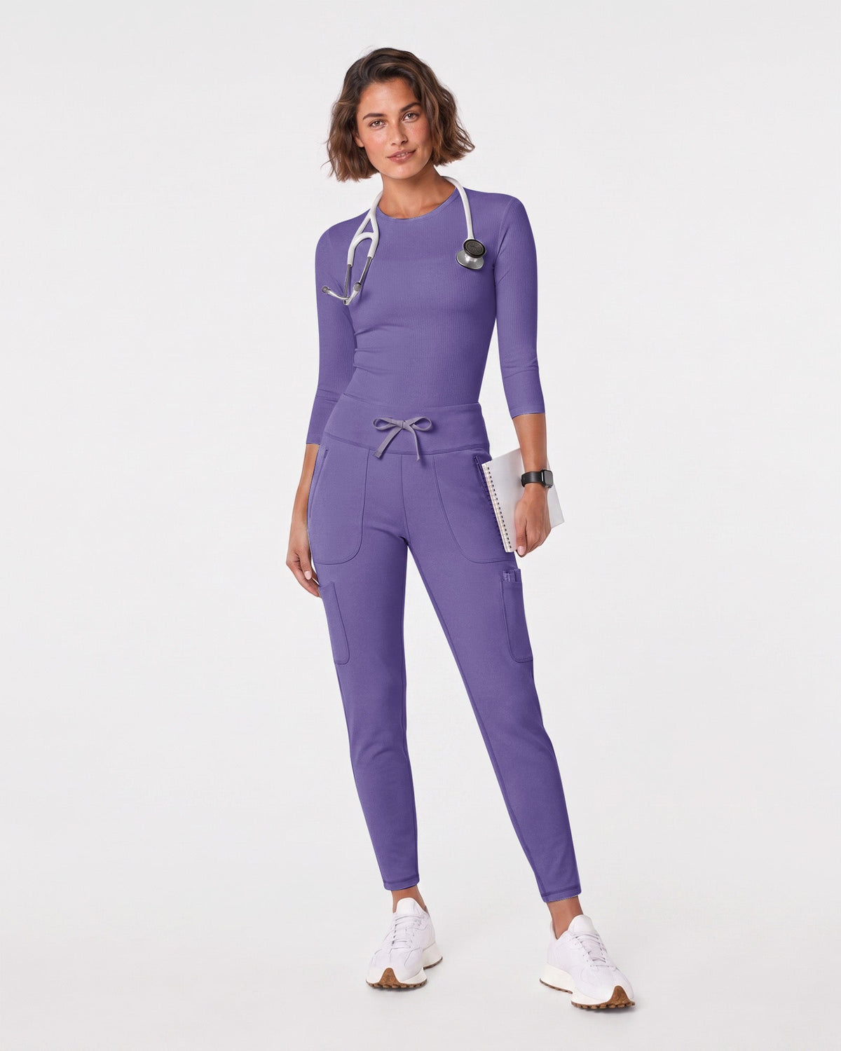High-Rise Scrub Legging Amethyst - Scrubloop