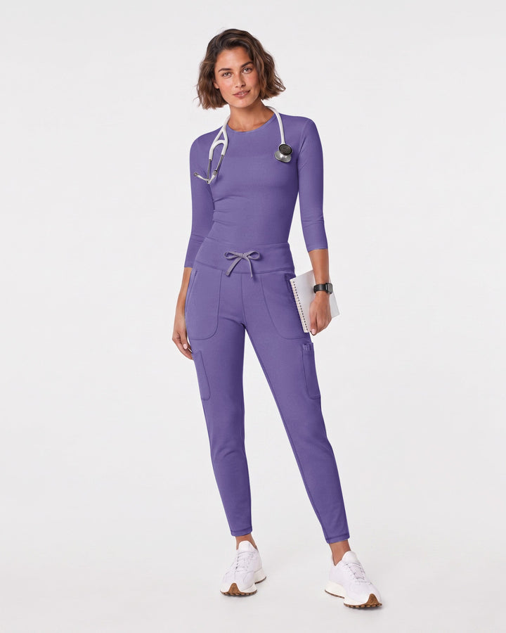 High-Rise Scrub Legging Amethyst