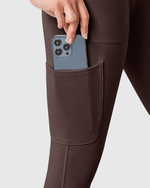High-Rise Scrub Legging Expresso - Scrubloop