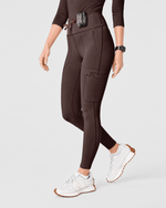 High-Rise Scrub Legging Expresso - Scrubloop