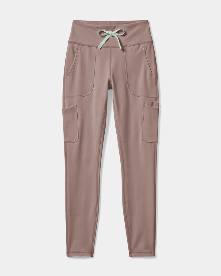 High-Rise Scrub Legging Smokey Taupe