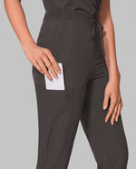 High Waisted Jogger Pant Charcoal - Scrubloop