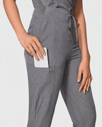 High Waisted Jogger Pant Heather Gray - Scrubloop