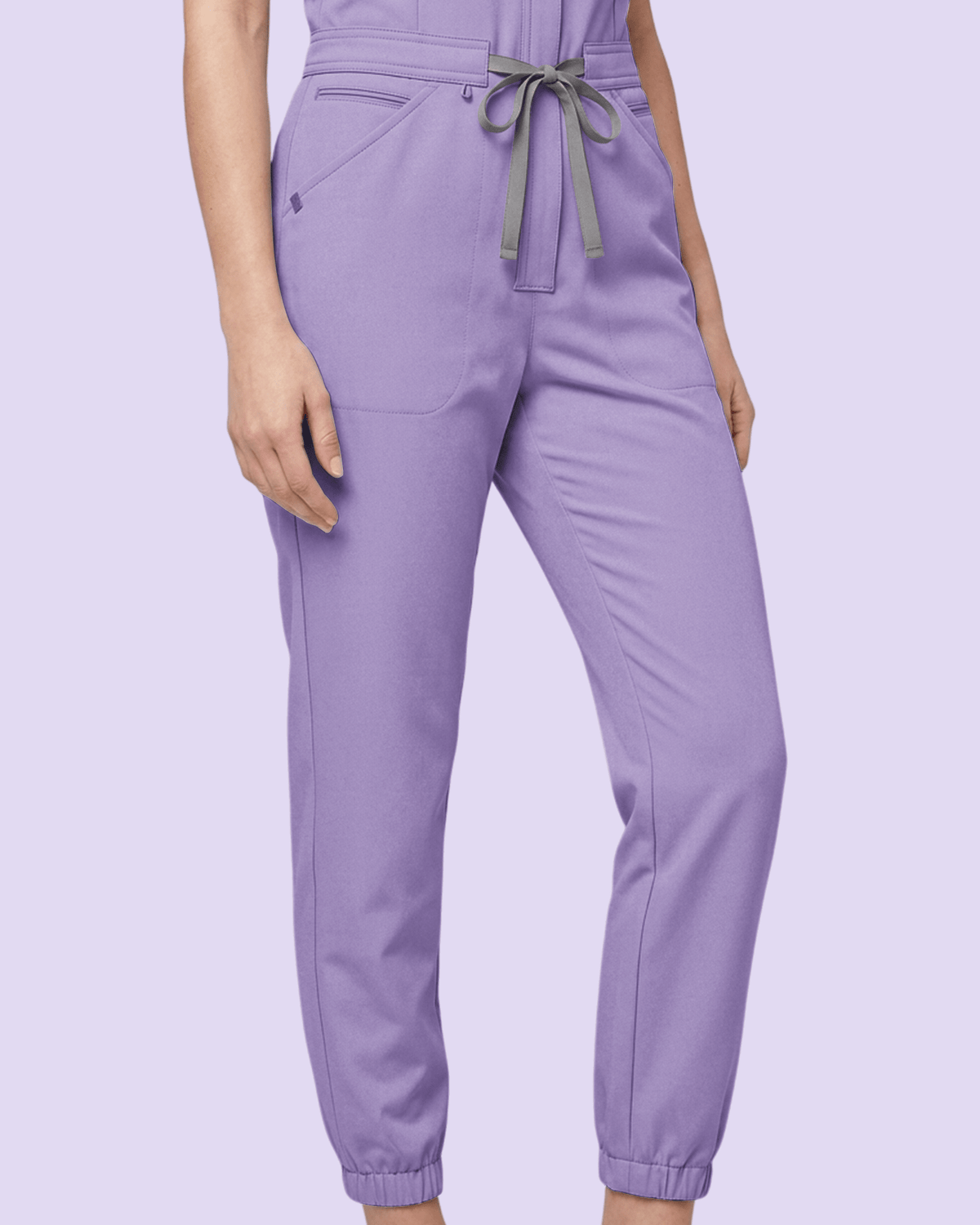 Jogger Jumpsuit Bougainvillea - Scrubloop