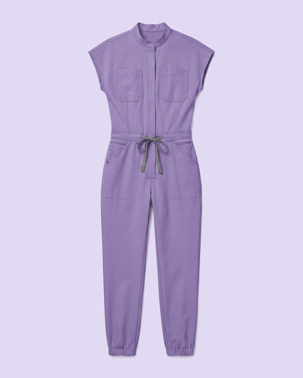 Jogger Jumpsuit Bougainvillea - Scrubloop