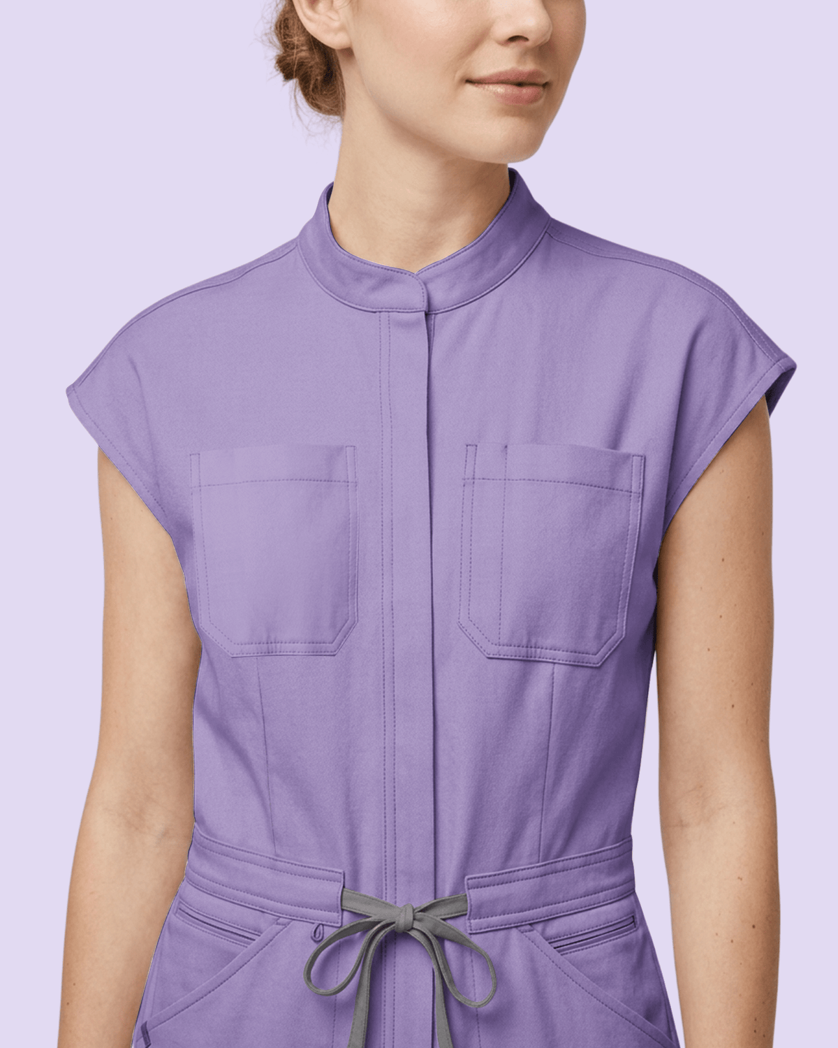 Jogger Jumpsuit Bougainvillea - Scrubloop