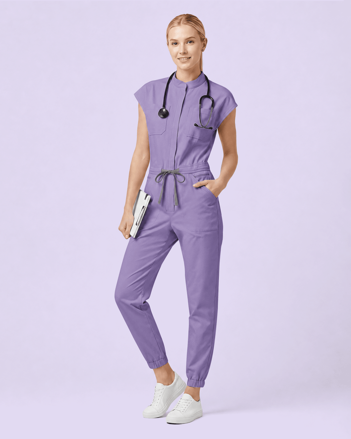 Jogger Jumpsuit Bougainvillea