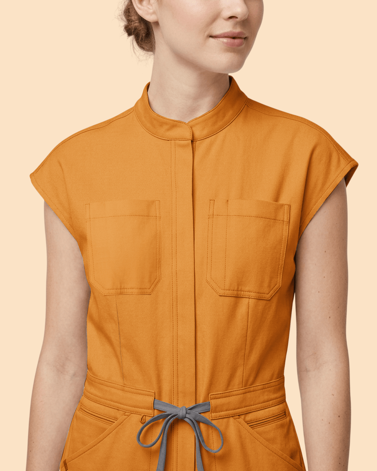 Jogger Jumpsuit Dark Cheddar - Scrubloop