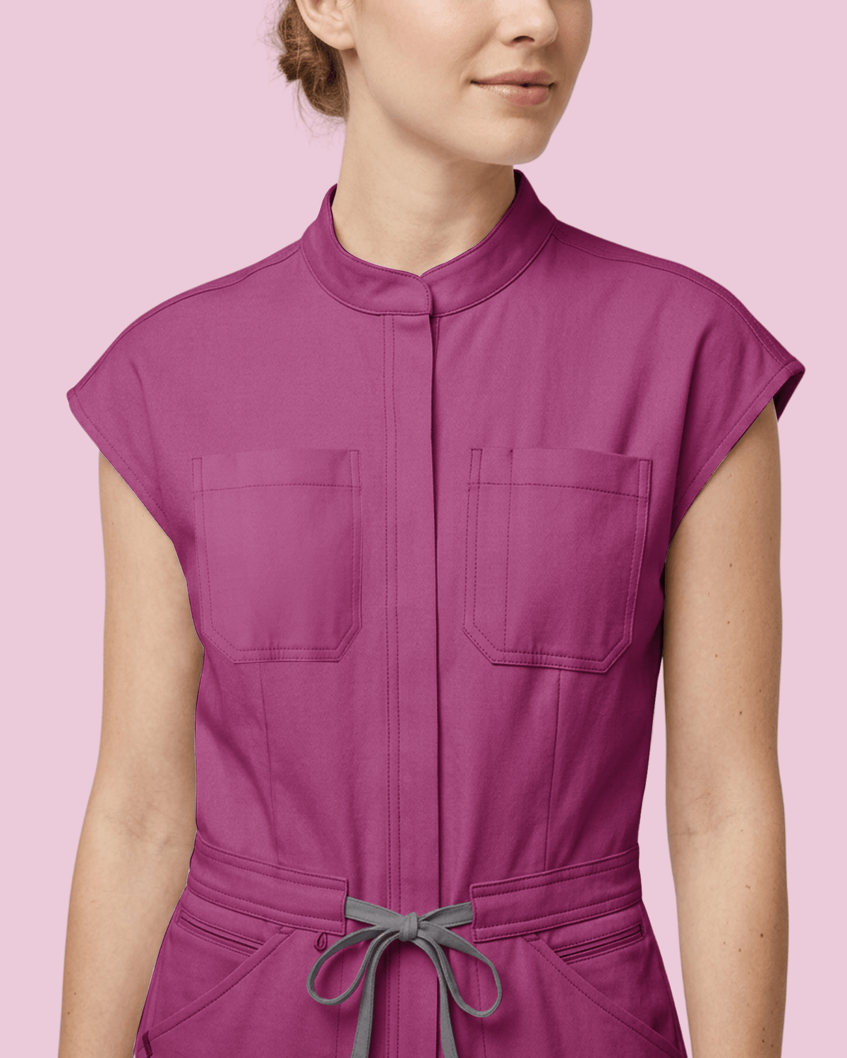 Jogger Jumpsuit Festival Fuchsia - Scrubloop