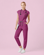 Jogger Jumpsuit Festival Fuchsia - Scrubloop