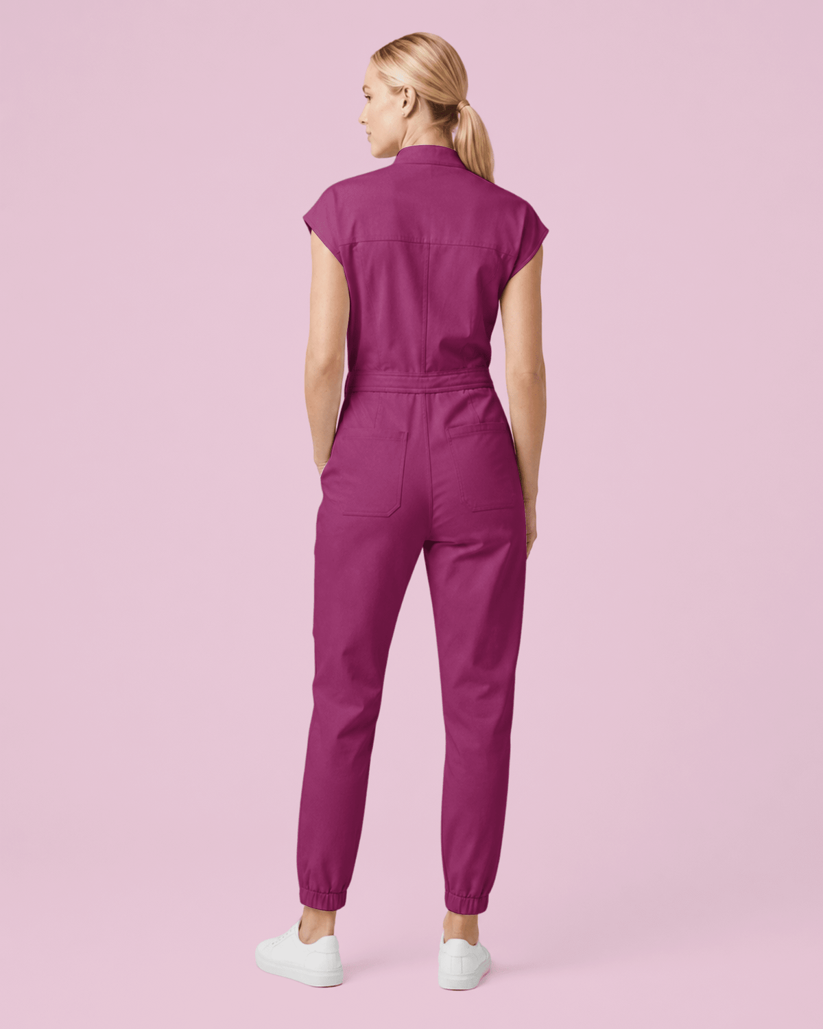 Jogger Jumpsuit Festival Fuchsia - Scrubloop