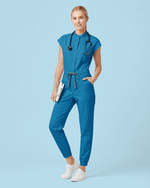 Jogger Jumpsuit Methyl Blue - Scrubloop