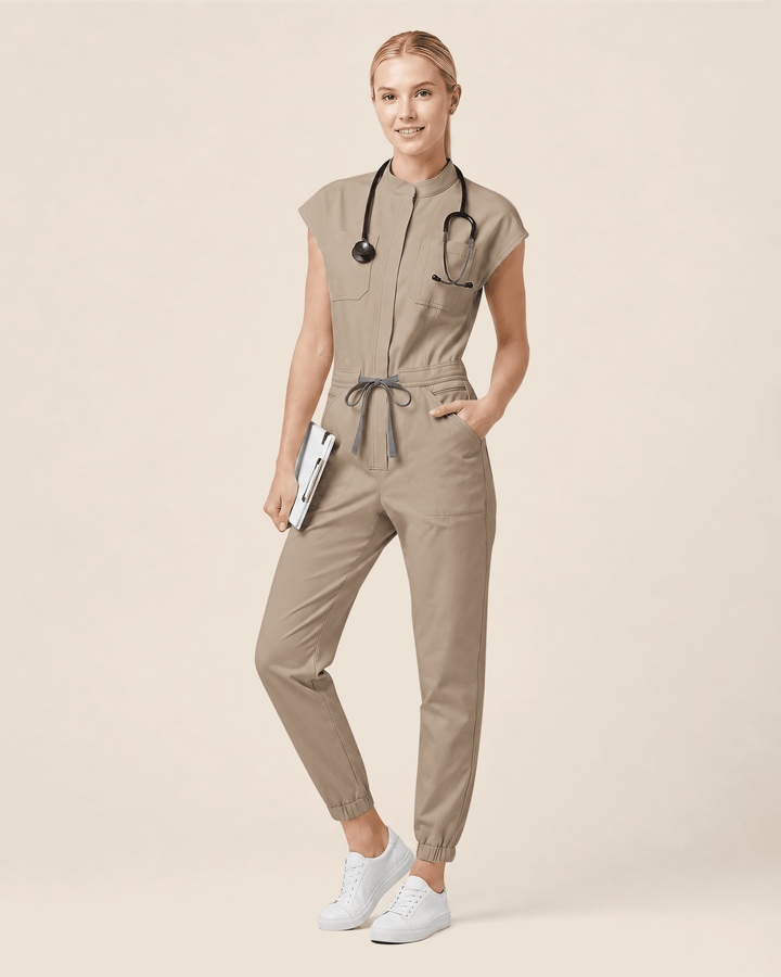 Jogger Jumpsuit Sesame