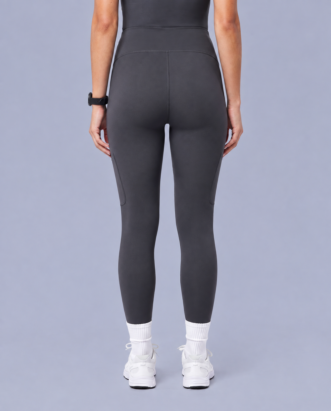 Maternity Scrub Legging Pewter