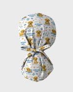 Labrador Paws Playful Puppy Parade Charm Scrub Cap - Scrubloop