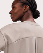 Long-Sleeve Crew-Neck Top Birch - Scrubloop