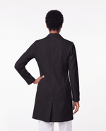 Long Slim Lab Coat Black - Scrubloop