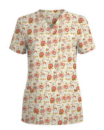 Lovely Duck Nurse Hearts Scrub Top - Scrubloop